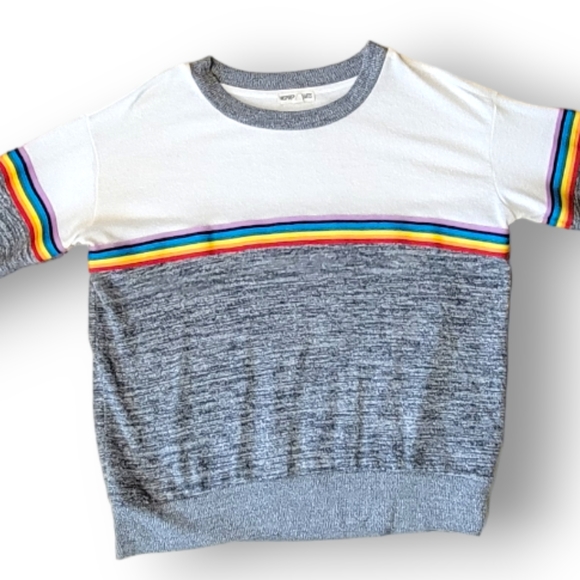 Inspired Hearts Sweaters - Inspired Hearts Vintage Looking Light Sweater Crewneck Size Large